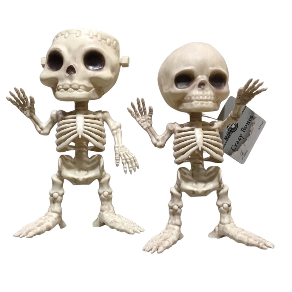 Crazy Bonez 7" Mini Skeleton Halloween Decor